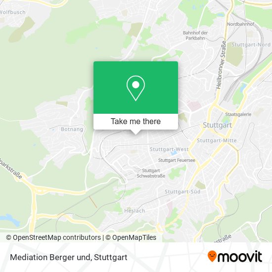 Карта Mediation Berger und