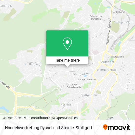 Карта Handelsvertretung Ryssel und Steidle
