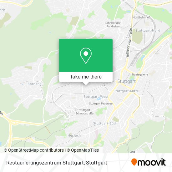 Restaurierungszentrum Stuttgart map