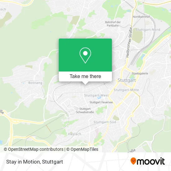 Карта Stay in Motion