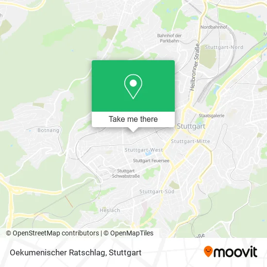 Карта Oekumenischer Ratschlag