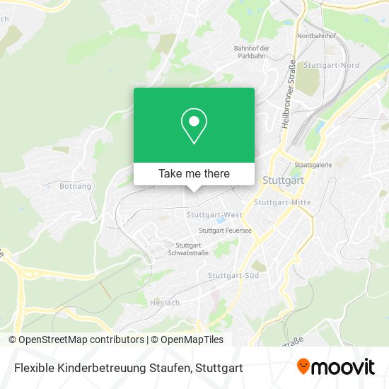 Flexible Kinderbetreuung Staufen map