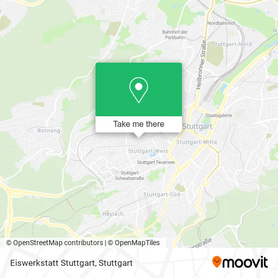 Карта Eiswerkstatt Stuttgart