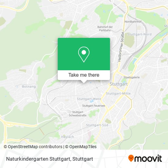 Naturkindergarten Stuttgart map