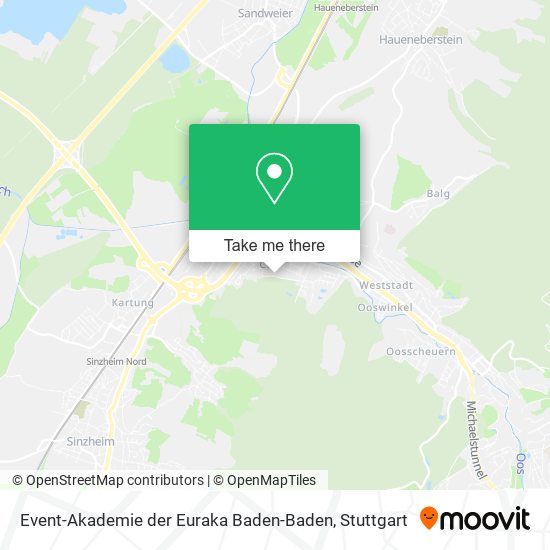 Event-Akademie der Euraka Baden-Baden map