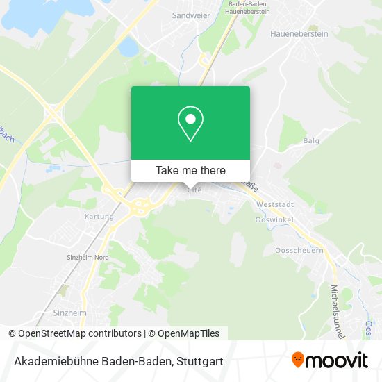 Карта Akademiebühne Baden-Baden