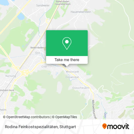 Карта Rodina Feinkostspezialitäten