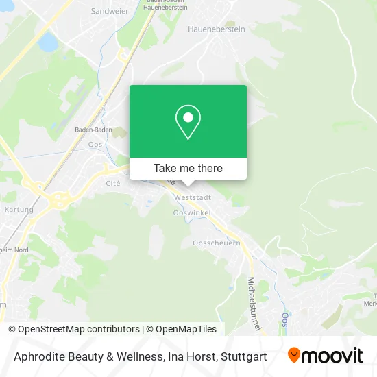 Карта Aphrodite Beauty & Wellness, Ina Horst