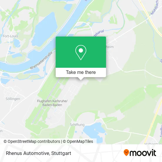 Карта Rhenus Automotive