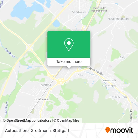 Карта Autosattlerei Großmann