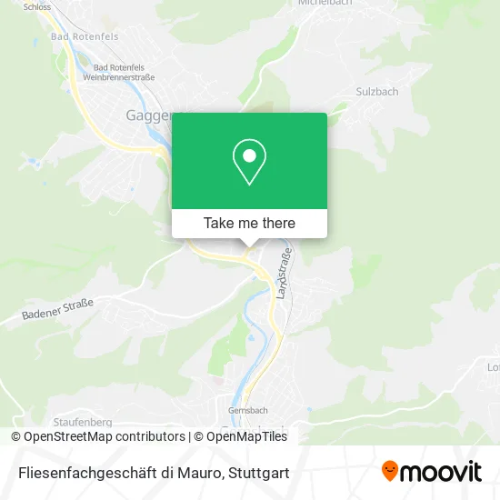 Карта Fliesenfachgeschäft di Mauro