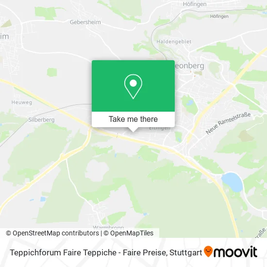 Карта Teppichforum Faire Teppiche - Faire Preise