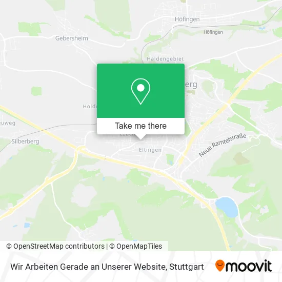 Карта Wir Arbeiten Gerade an Unserer Website