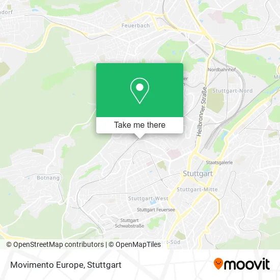 Карта Movimento Europe