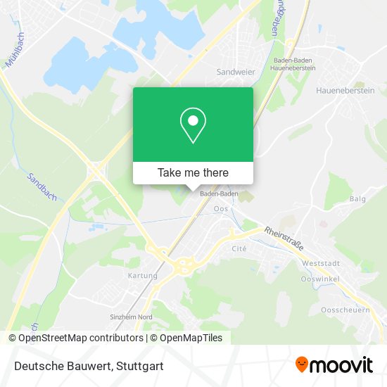 Карта Deutsche Bauwert