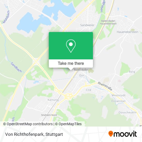 Карта Von Richthofenpark