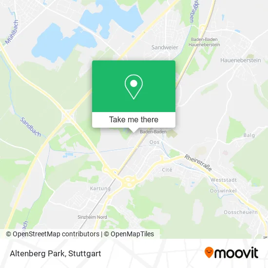Карта Altenberg Park