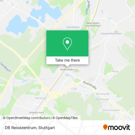 Карта DB Reisezentrum