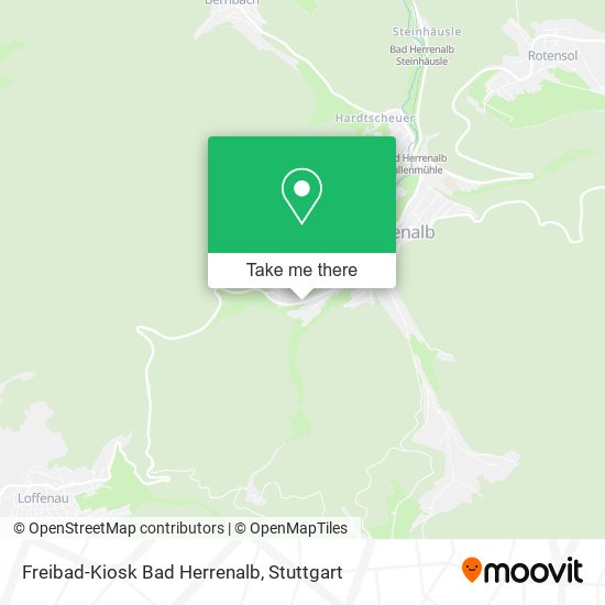 Карта Freibad-Kiosk Bad Herrenalb