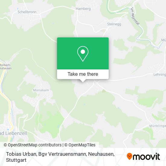 Tobias Urban, Bgv Vertrauensmann, Neuhausen map