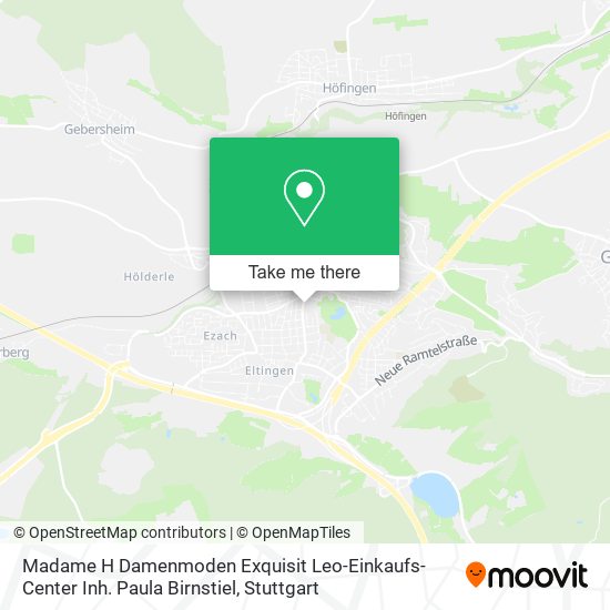 Madame H Damenmoden Exquisit Leo-Einkaufs-Center Inh. Paula Birnstiel map