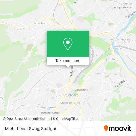 Карта Mieterbeirat Swsg