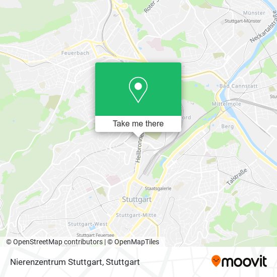 Nierenzentrum Stuttgart map