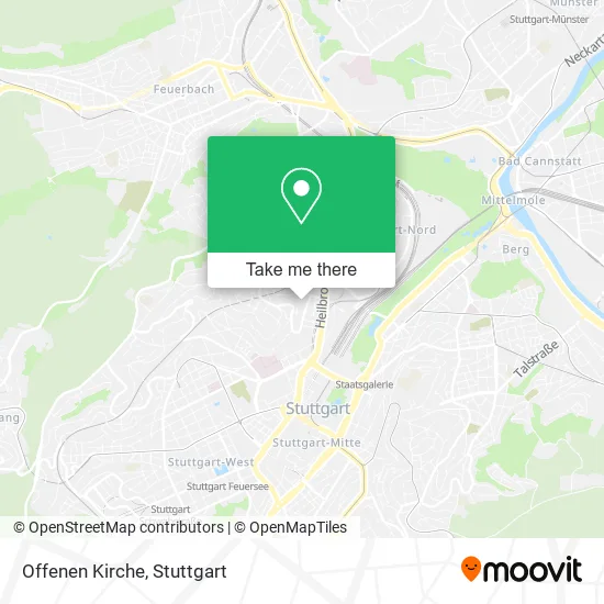 Карта Offenen Kirche