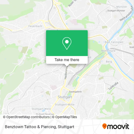 Карта Benztown Tattoo & Piercing