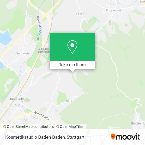 Kosmetikstudio Baden-Baden map