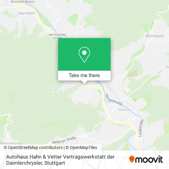 Карта Autohaus Hahn & Vetter Vertragswerkstatt der Daimlerchrysler