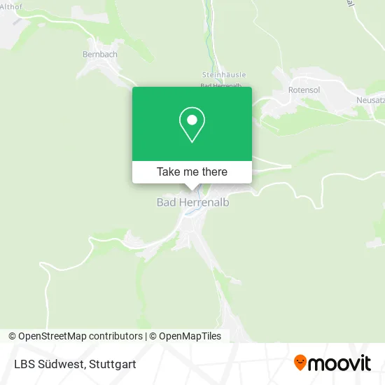 Карта LBS Südwest