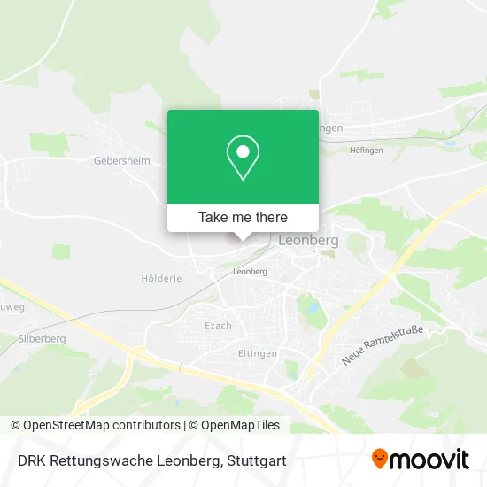 Карта DRK Rettungswache Leonberg