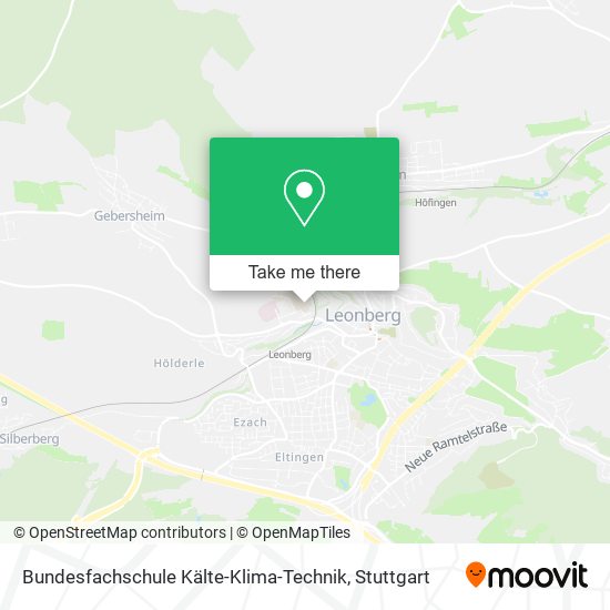 Карта Bundesfachschule Kälte-Klima-Technik