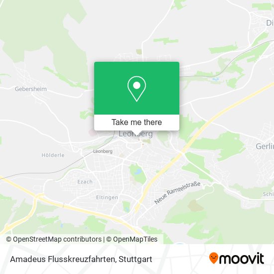 Amadeus Flusskreuzfahrten map