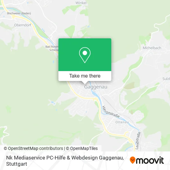 Карта Nk Mediaservice PC-Hilfe & Webdesign Gaggenau