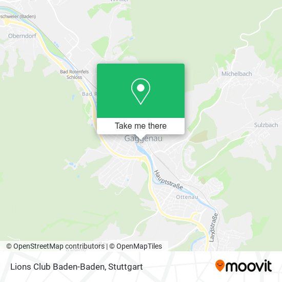 Lions Club Baden-Baden map