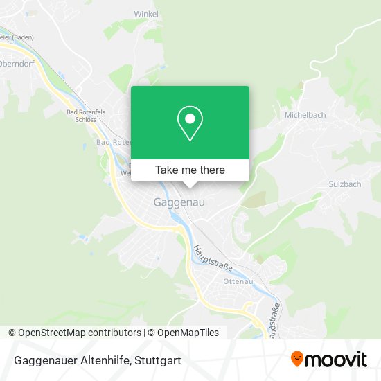 Gaggenauer Altenhilfe map