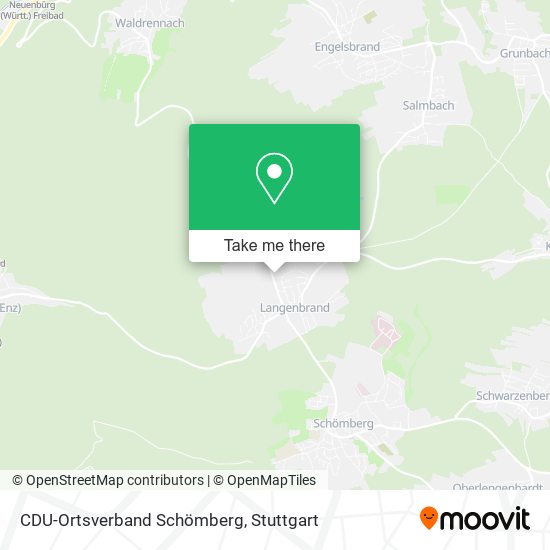 CDU-Ortsverband Schömberg map