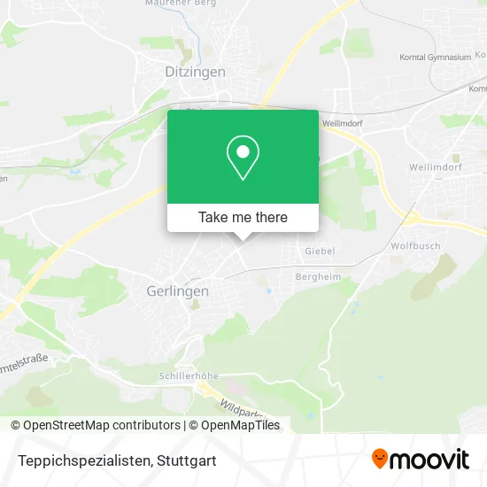 Карта Teppichspezialisten
