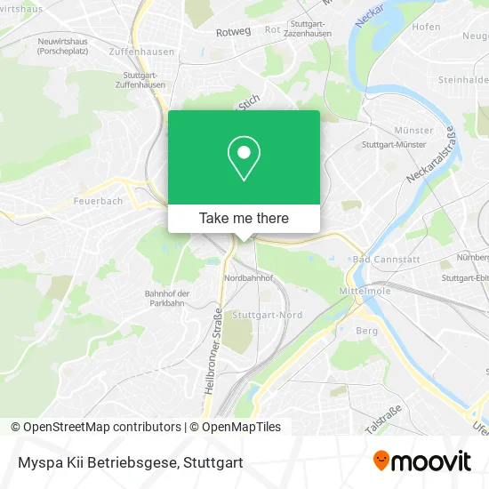 Карта Myspa Kii Betriebsgese