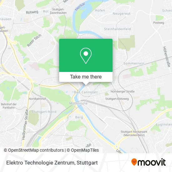 Карта Elektro Technologie Zentrum