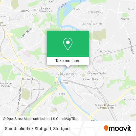 Карта Stadtbibliothek Stuttgart
