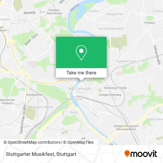 Карта Stuttgarter Musikfest