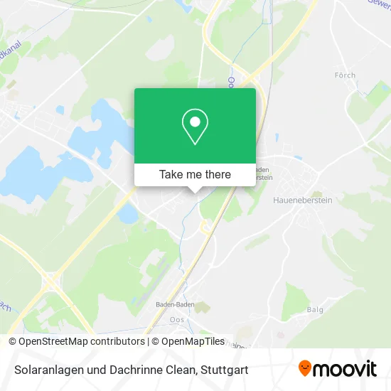 Карта Solaranlagen und Dachrinne Clean