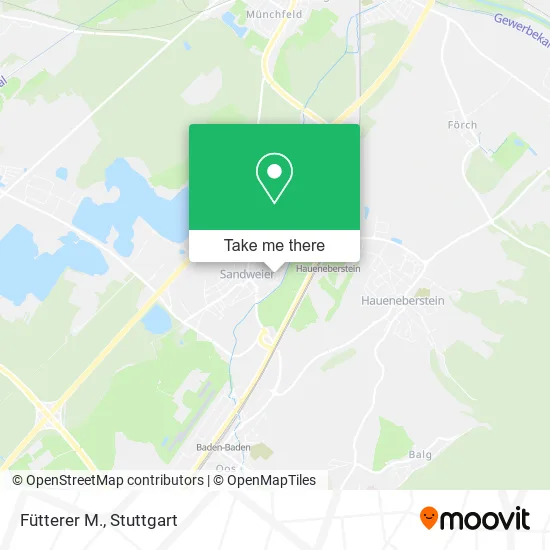Карта Fütterer M.
