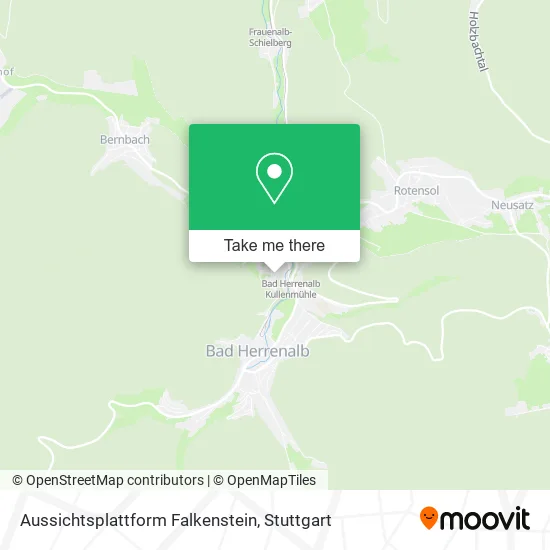 Карта Aussichtsplattform Falkenstein