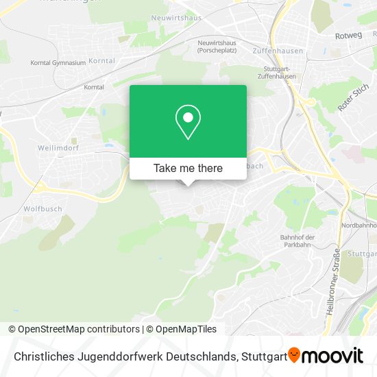 Christliches Jugenddorfwerk Deutschlands map