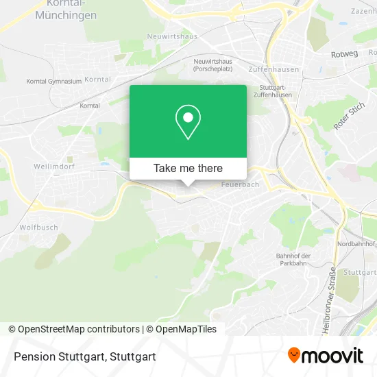 Карта Pension Stuttgart