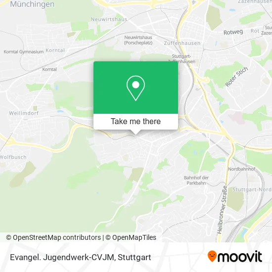 Карта Evangel. Jugendwerk-CVJM